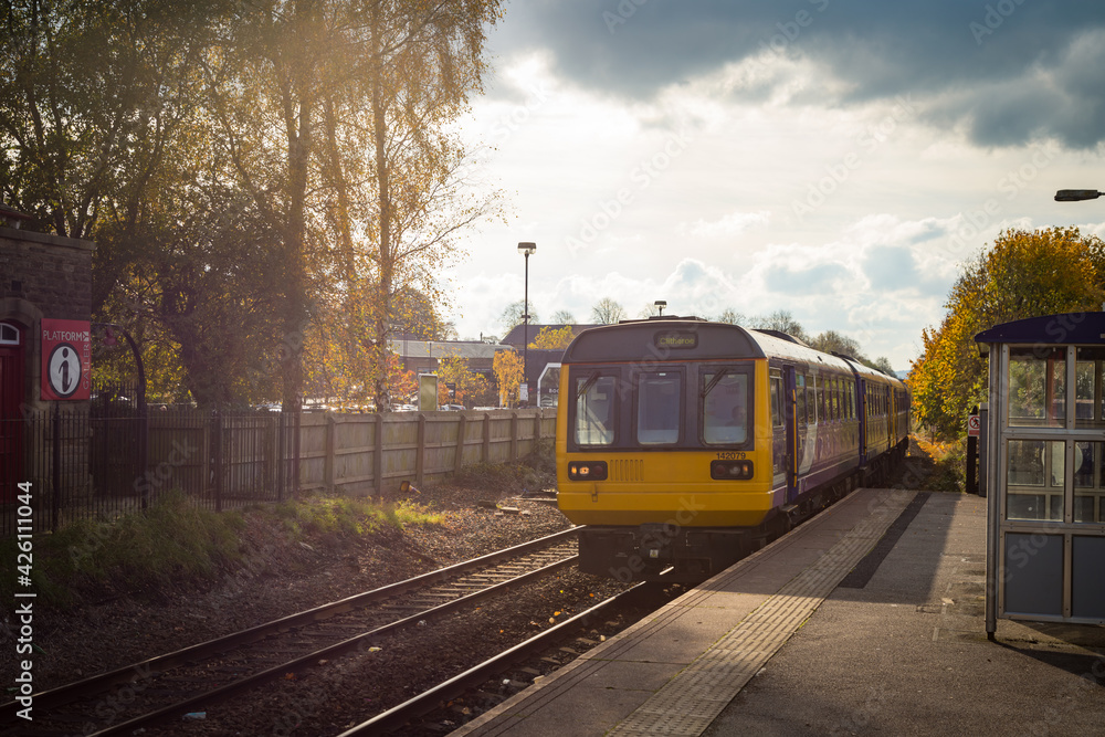 Naklejka premium Clitheroe Train Station, Lancashire