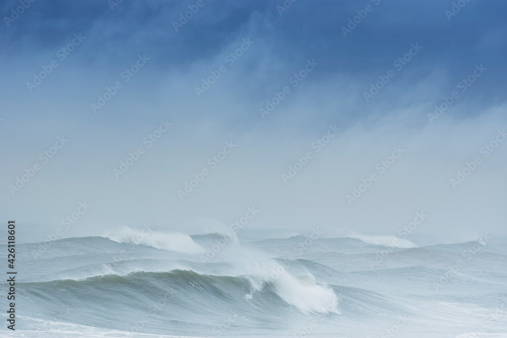 United States, Massachusetts, Cape Cod, Storm clouds and rough sea United States, Massachusetts, Cape Cod, Storm clouds and rough sea