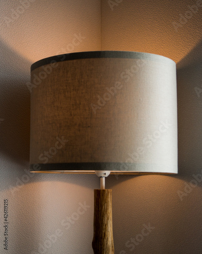 lamp on the wall