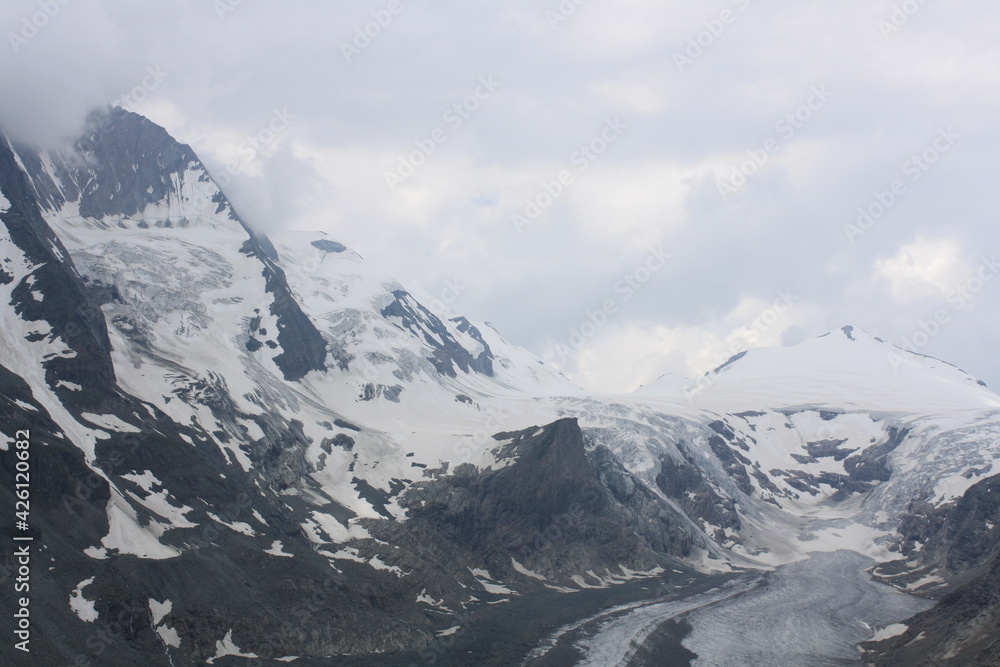 El glaciar de Pasterze, en los alpes austriacos. Austria.