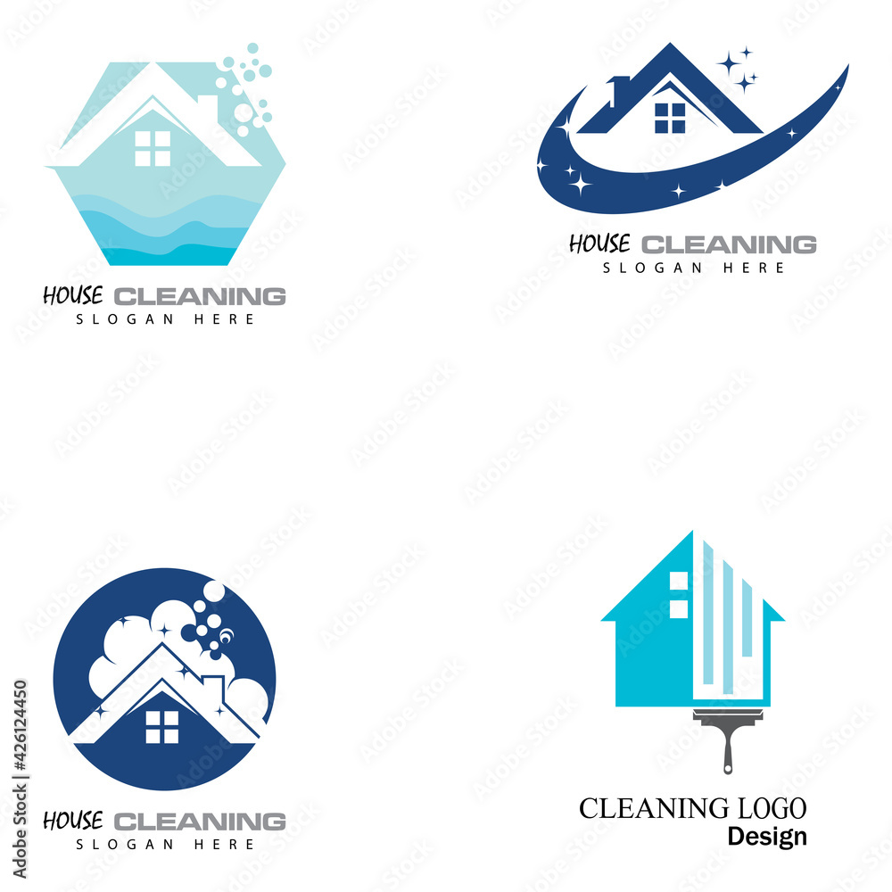 cleaning clean service logo icon vector template cleaning clean service logo icon vector template