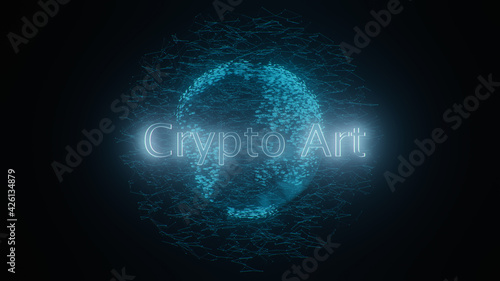 Crypto art logo