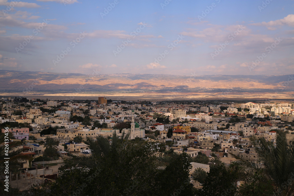 The city of Jericho in Palestine
