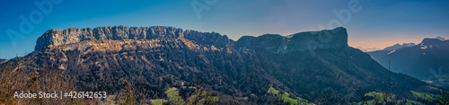 Panorama du Plateau du Parmelan en Haute-Savoie