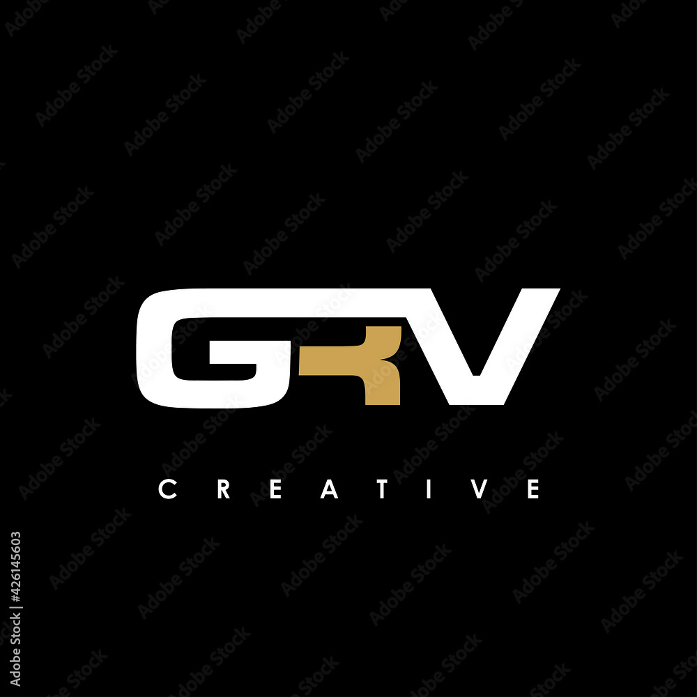 GRV Letter Initial Logo Design Template Vector Illustration GRV Letter Initial Logo Design Template Vector Illustration