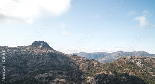 Granitic mountain landscape photo