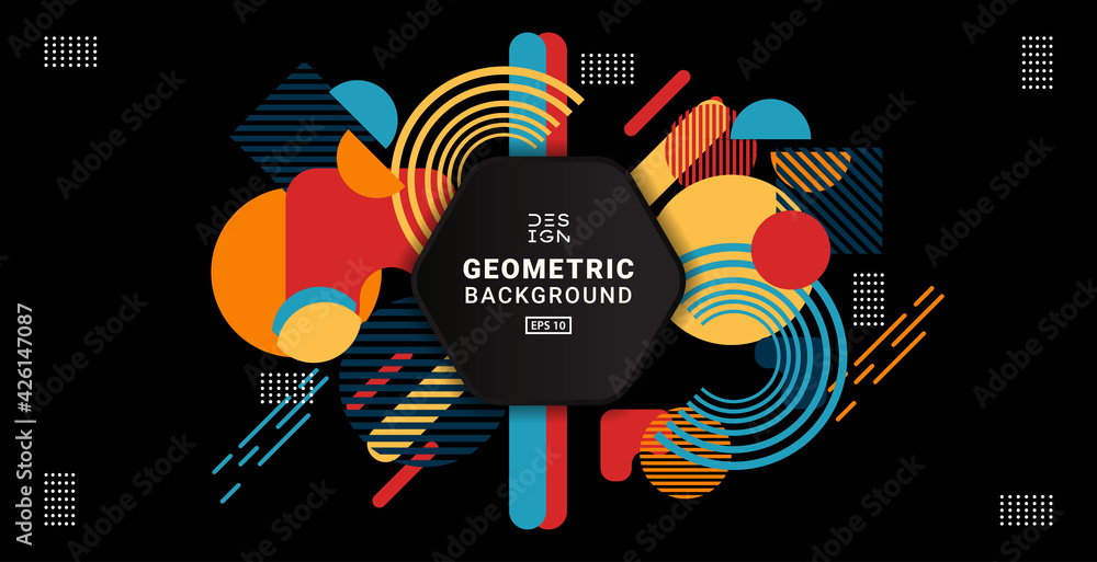 Abstract colorful geometric pattern design and background. Use for modern design, cover, poster, template, wallpaper, decorated, brochure, flyer. Abstract colorful geometric pattern design and background. Use for modern design, cover, poster, template, wallpaper, decorated, brochure, flyer.