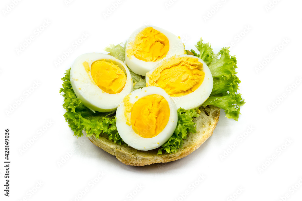 Egg roll isolated on white background Egg roll isolated on white background