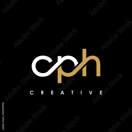 CPH Letter Initial Logo Design Template Vector Illustration photo