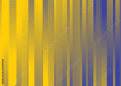 Vertical Striped Blue and Yellow Gradient Background Illustrator