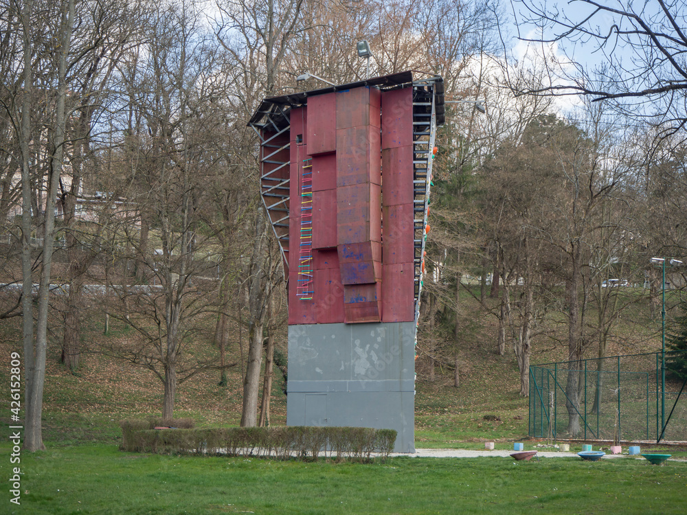 custom made wallpaper toronto digitalClimbing tower in a park