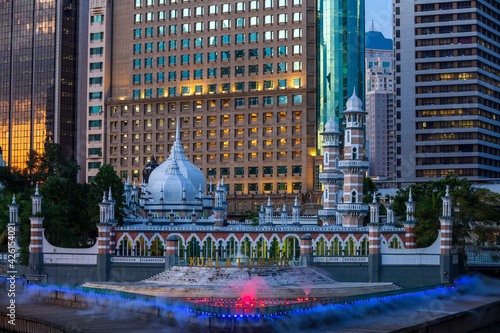 Photography Masjid Jamek of Kuala Lumpur Mosque Malaysia