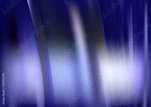 Blue and White Abstract Shiny Vertical Lines and Stripes Background Illustrator