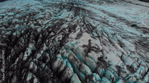 Snæfellsjökull glacier in Iceland. Droneshot taken in september 2020. photo