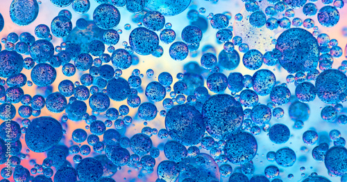 Creative image of microscopic cells