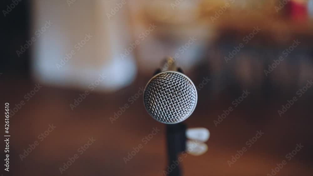 A musical group performs in a restaurant A musical group performs in a restaurant
