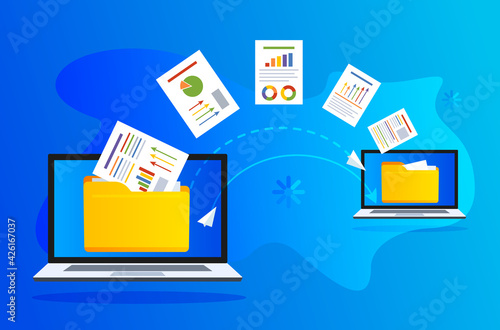Transferring a file from one computer to another. The program for remote access to information on the hard disk.