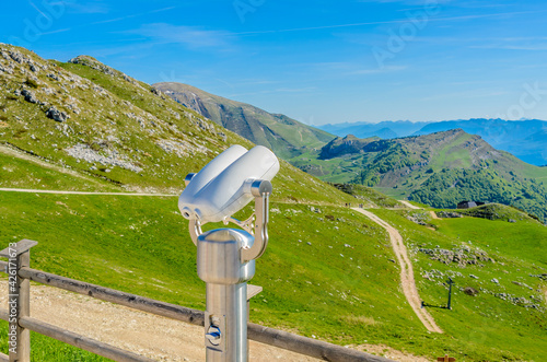 Fragment of a nice trail at Monte Baldo in Italy. photo