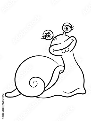 Schnecke lustig lieb 