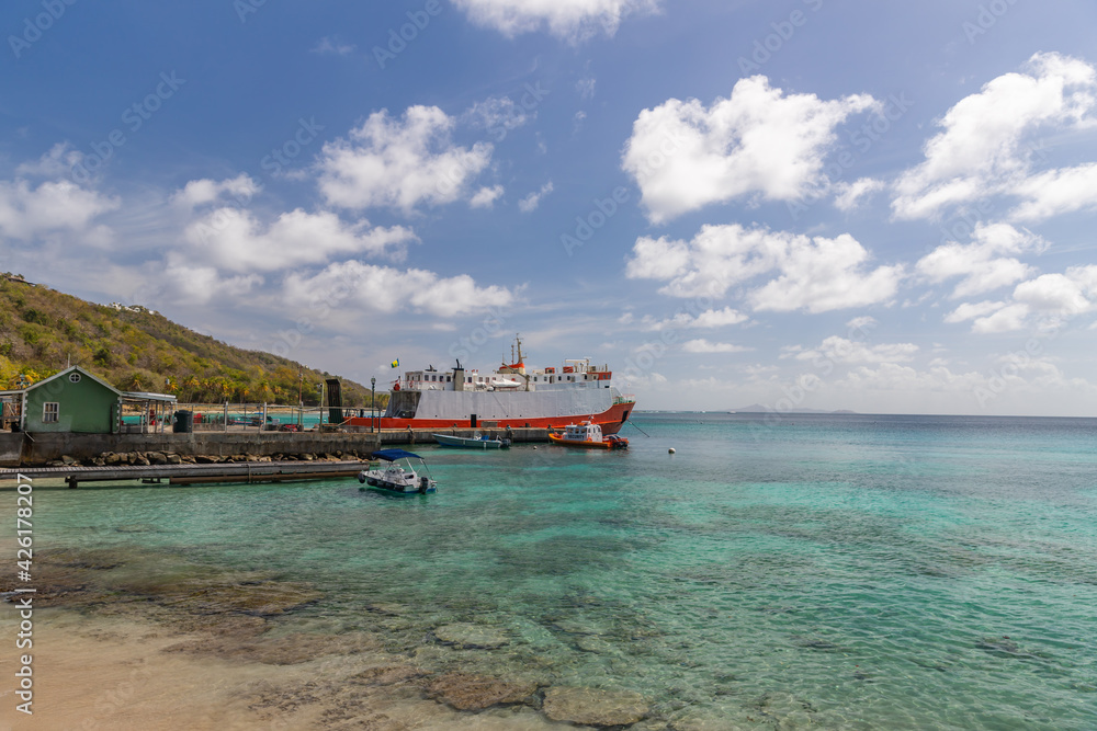Saint Vincent and the Grenadines, Britannia bay,  Mustique