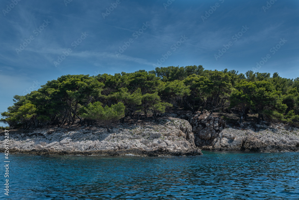 Fototapeta premium The beautiful Adriatic Sea - Hvar, Croatia 