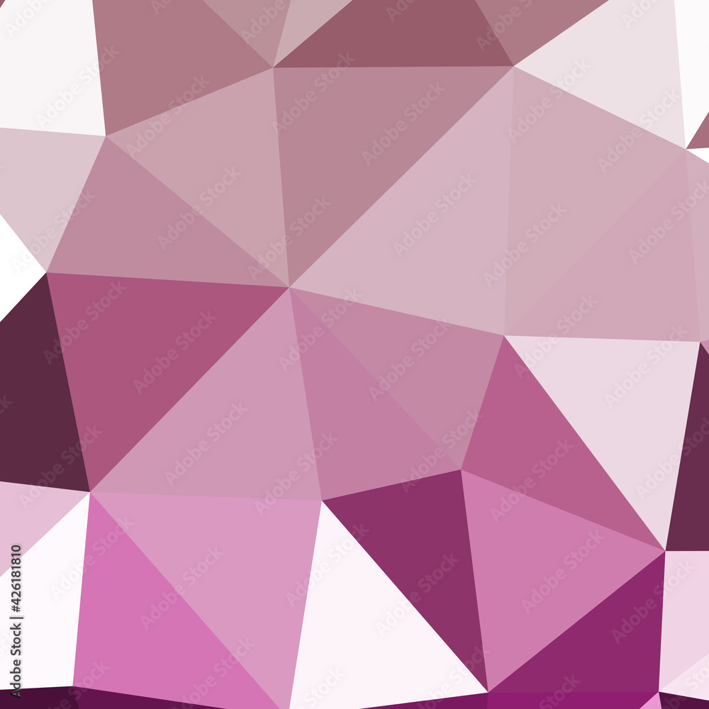 Obraz premium Abstract color Low-Polygones Generative Art background illustration