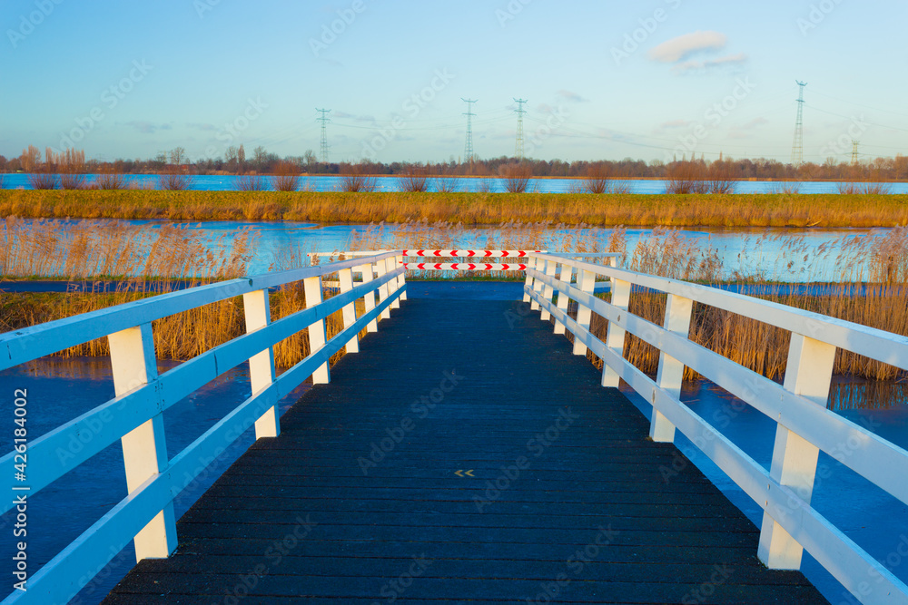Bridge giving access to Kinderdijk