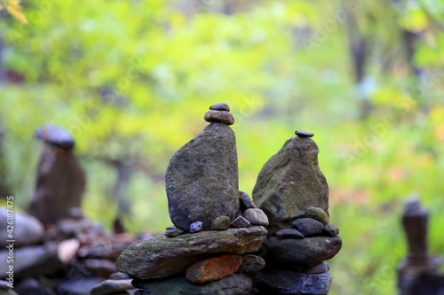 소원을 담은 돌탑