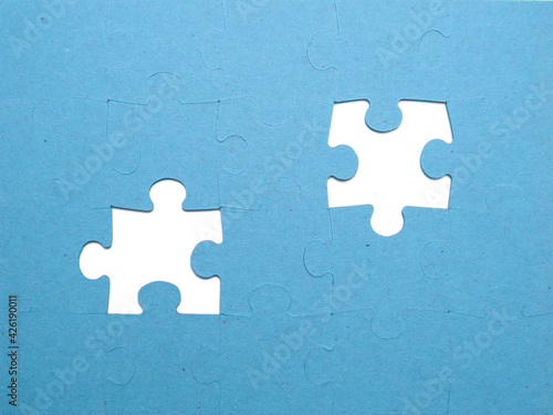 Plakat w ramie Puzzle dwa