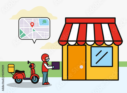 delivery man store