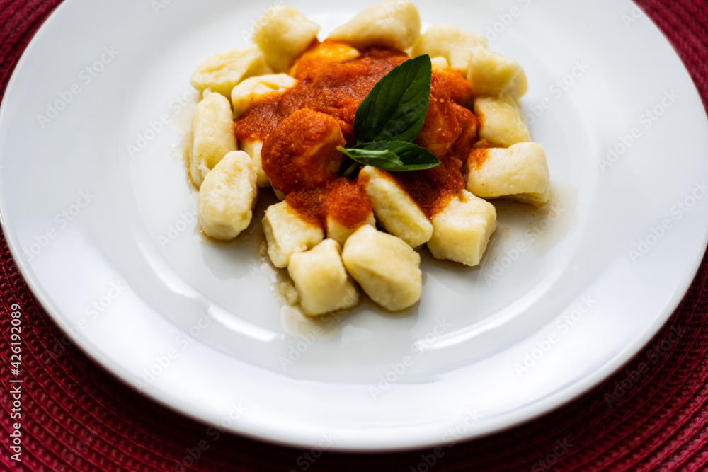 Gnocchi with sugo sauce Gnocchi with sugo sauce