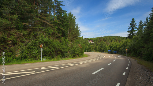 Picturesque Norway mountain...