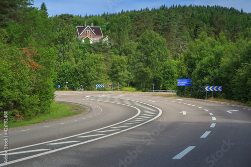Picturesque Norway mountain...