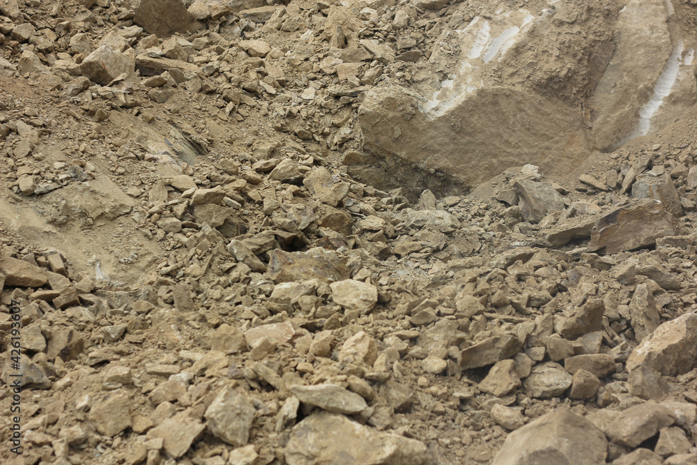 Stone land, desert, land from Mars Stone land, desert, land from Mars