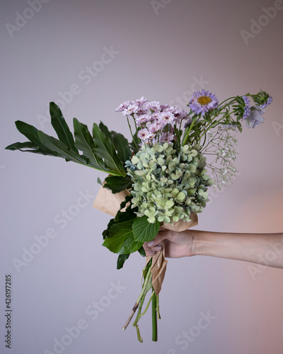 bouquet of lilac flowers