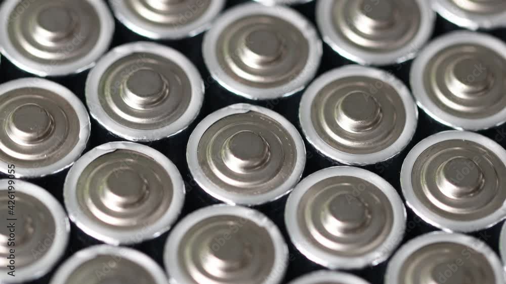 modern batteries filmed in motion modern batteries filmed in motion