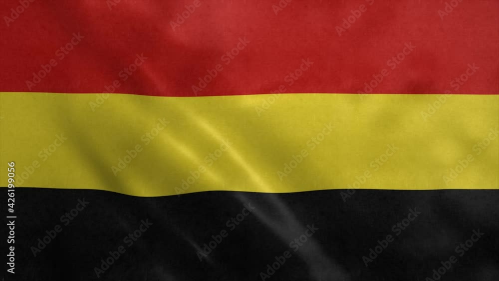 Coamo flag, city of Puerto Rico, realistic animation background Coamo flag, city of Puerto Rico, realistic animation background