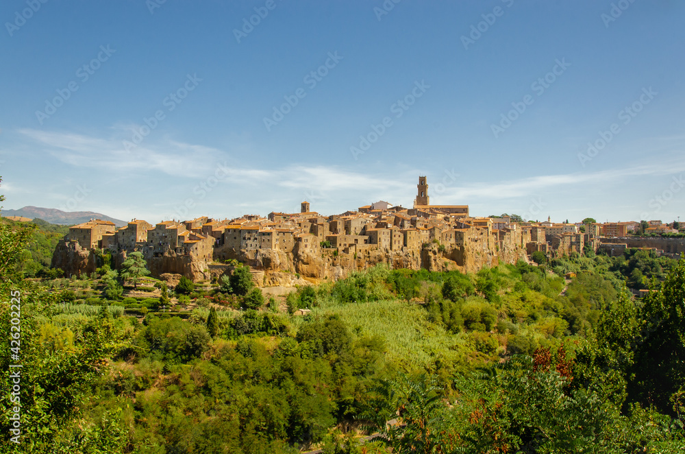 Volterra Italy. View of magnificent town where vampires supposed to live.