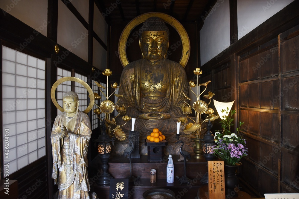 Fototapeta premium Famous tourist attractions in Japan Zen temple 'Ryotanji'. Hamamatsu, Shizuoka.