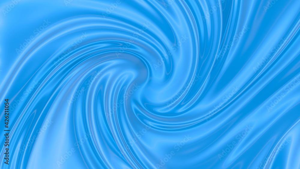 Beautiful flowing fabric of blue wavy silk or satin. 3d rendering image. Beautiful flowing fabric of blue wavy silk or satin. 3d rendering image.