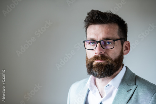 portrait of successful businessman in office © Melinda Nagy