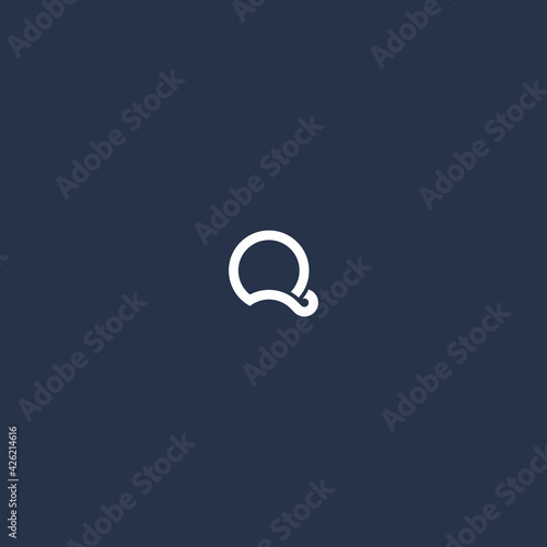 logo letter q abstract