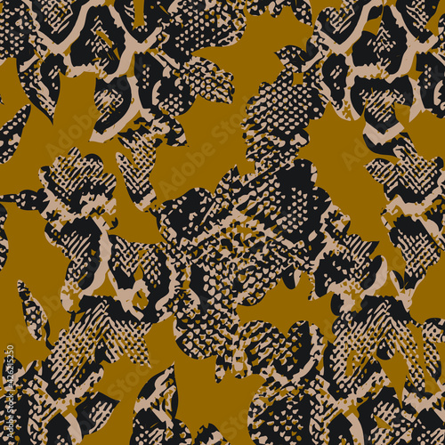 Animal print, snake skin texture background