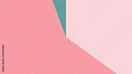 パステルカラーの場面切り替え動画