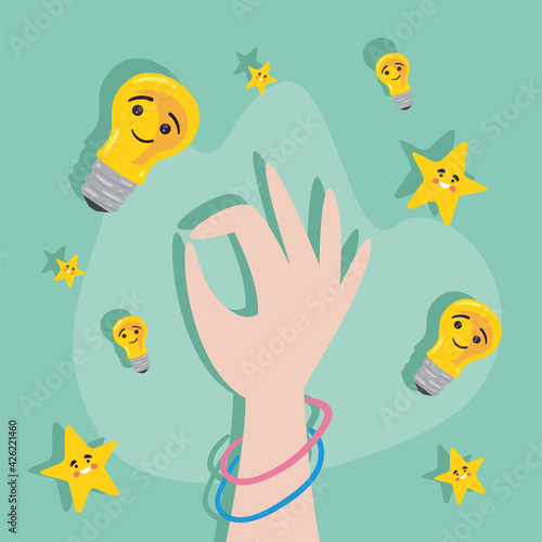 ok hand symbol