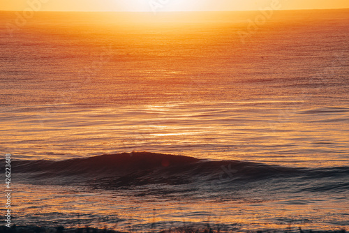 sunset over the sea