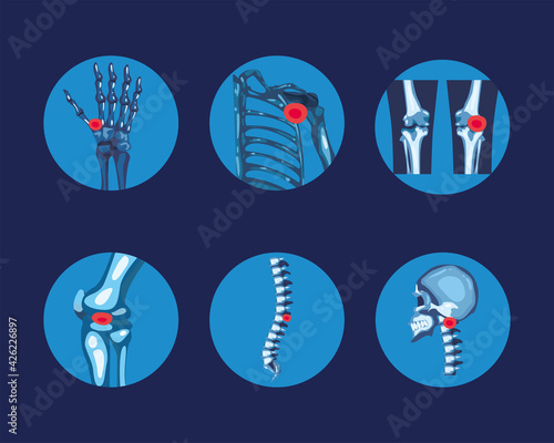 Rheumatology icon group
