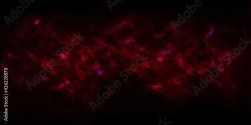 nebulosa com estrelas em céu profundo