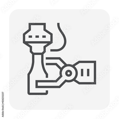 robot bottle icon