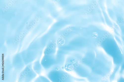 水が揺らぐ様子。水面の背景素材。水のテクスチャ・イメージ。	